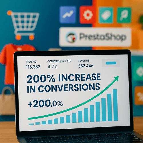Osiągnięcie 200% wzrostu konwersji w sklepie PrestaShop: Studium przypadku